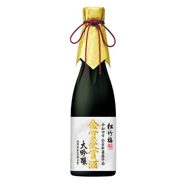 超特撰松竹梅大吟酿年金奖获奖酒宝酒造包装设计(图1)