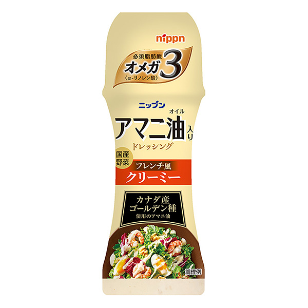 加入NIPPN亚麻籽油的调味汁法式奶油包装设计欣赏(图1) 加入NIPPN亚麻籽油的调味汁法式奶油包装设计欣赏(图1)