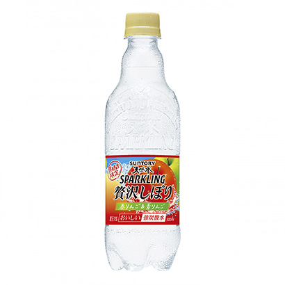 三得利天然水火花奢侈榨红苹果青苹果(图1)