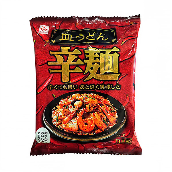 辣面盘乌冬面包装设计(图1)
