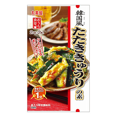 家里食堂韩国风味黄瓜素丸美屋食品工业烹饪品包装设计(图1)