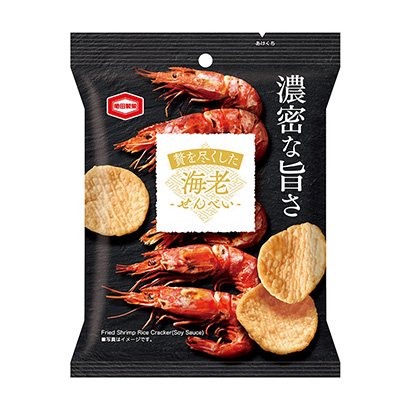 极尽奢华的虾煎饼龟田制菓点心包装设计(图1)