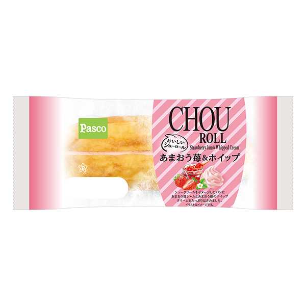 美味的泡芙卷美味的草莓&amp;搅打包装设计欣赏(图1)