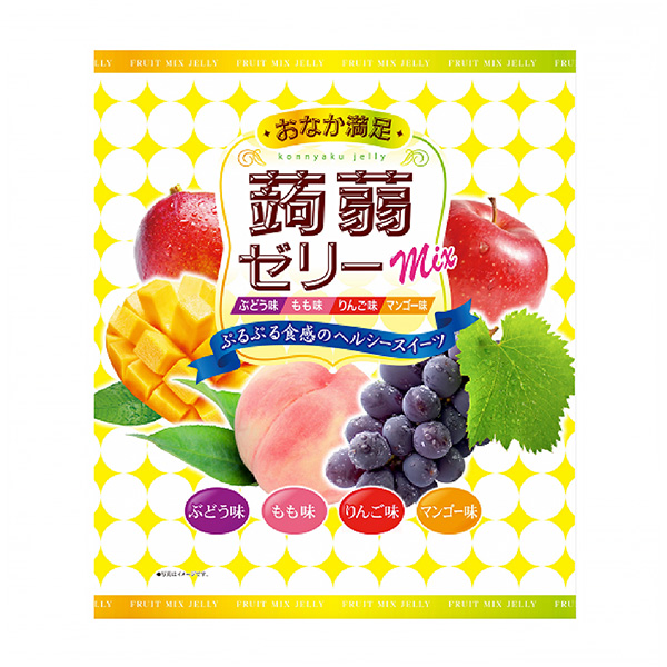 肚子满意蒟蒻果冻包装设计欣赏(图1)