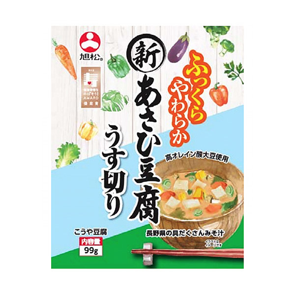 新朝日豆腐薄片旭松包装设计(图1)