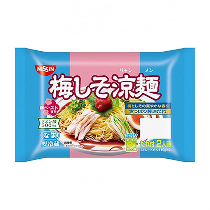 梅酱凉面日清食品保鲜面类包装设计(图1)
