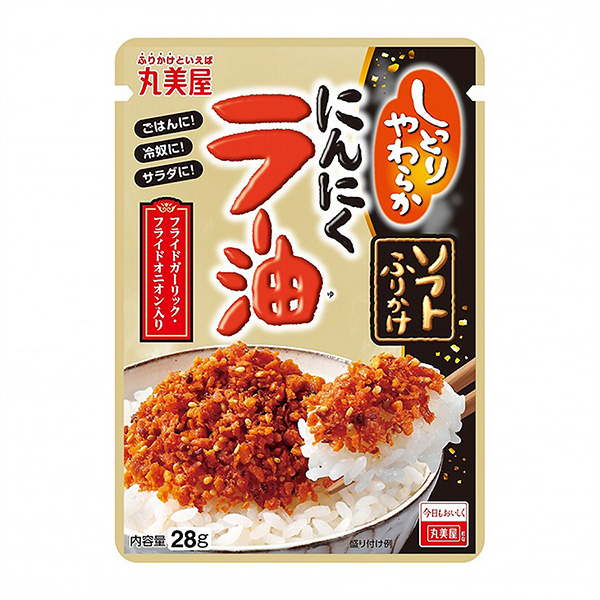 软撒大蒜辣油丸美屋食品工业烹饪品包装设计(图1)