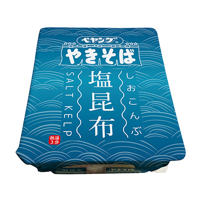 盐海带和荞麦面简直是面类包装设计(图1)