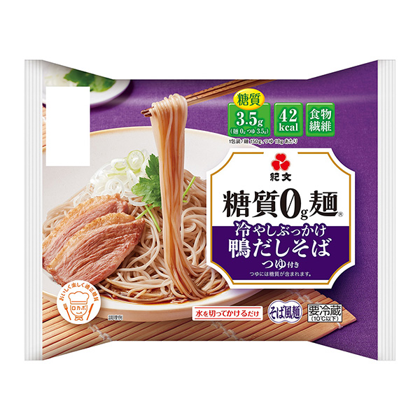 糖质0g面冰镇鸭汁荞麦面包装设计欣赏(图1)