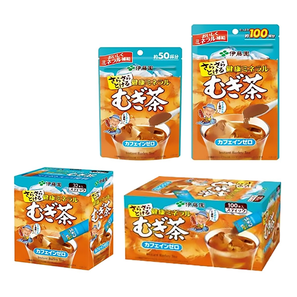 爽口健康矿物质小麦茶包装设计欣赏(图1)