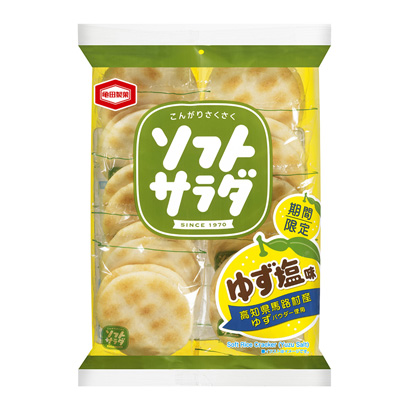 软沙拉柚子咸味龟田制果点心包装设计(图1)