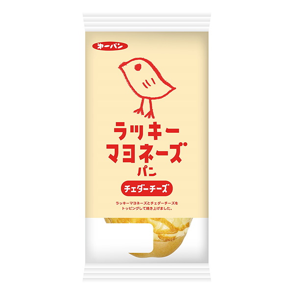 幸运蛋黄酱面包切达奶酪包装设计欣赏(图1)