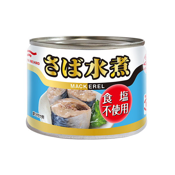 鲭鱼水煮不使用食盐包装设计欣赏(图1)