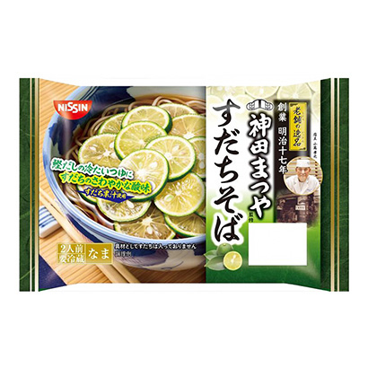 老字号精品神田松和监修荞麦面日清食品保鲜面类包装设计(图1)