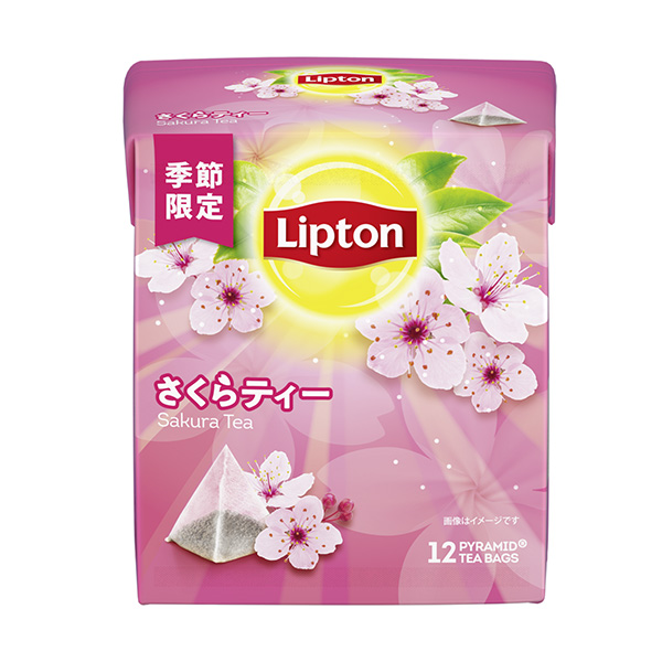 利普顿樱花茶包包装设计欣赏(图1)