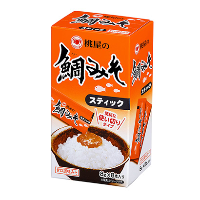 桃屋的鲷鱼酱棒桃屋调味料包装设计(图1)