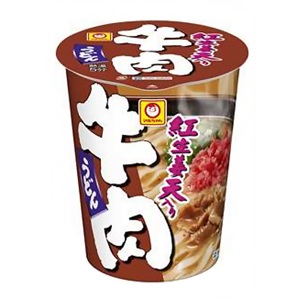马尔先生立式大红生姜天牛肉乌冬面东洋水产食品饮料包装设计(图1)