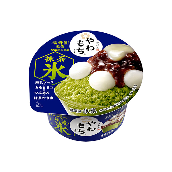 雪糕冰淇淋抹茶冰井村屋食品饮料包装设计(图1)