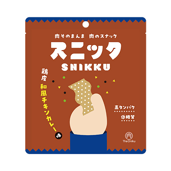 鸡皮日式鸡肉咖喱味西葫芦肉食品饮料包装设计(图1)