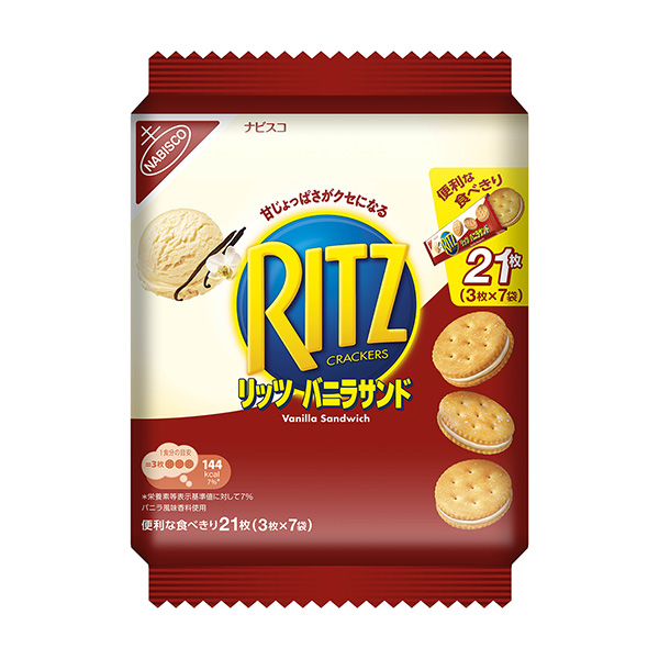 里兹家族包装香草三明治蒙德里斯日本食品饮料包装设计(图1)