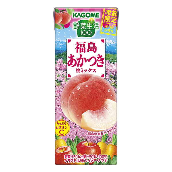 蔬菜生活福岛晓桃混合料可果美食品饮料包装设计(图1)
