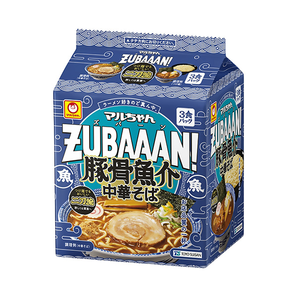马尔酱猪骨鱼介中华荞麦面东洋水产食品饮料包装设计(图1)