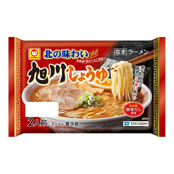马尔的北方风味旭川酱油拉面东洋水产食品饮料包装设计(图1)