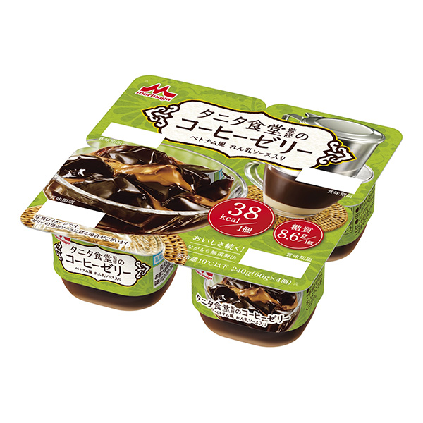 加入塔尼塔食堂监修的咖啡果冻越南风味酱汁森永乳业食品饮料包装设计(图1)