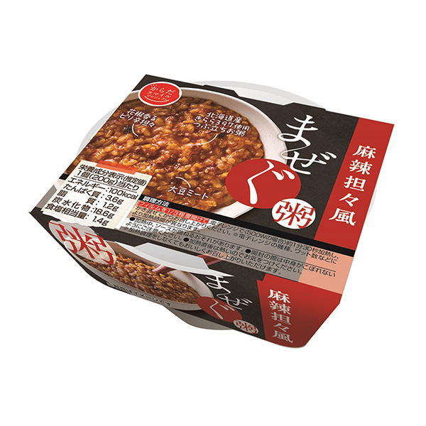 身体微笑项目搅拌粥麻辣担担风日本访问食品饮料包装设计(图1)