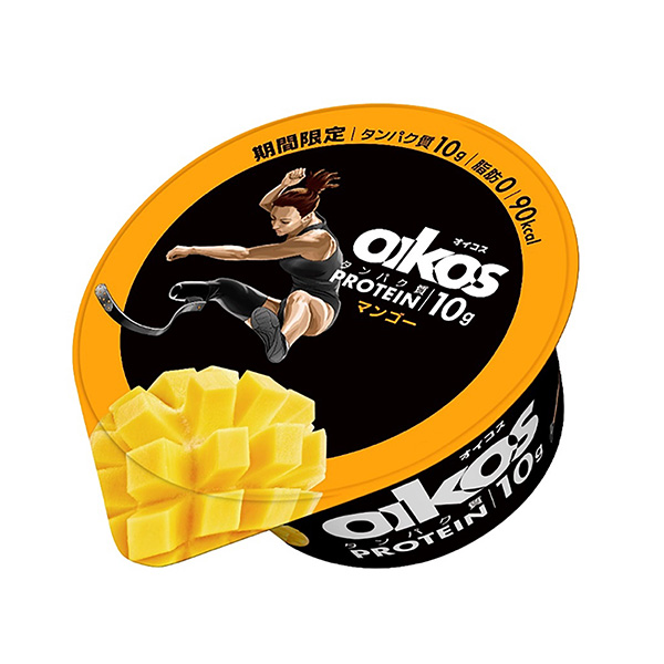 达能酸奶脂肪芒果达能日本食品饮料包装设计(图1)