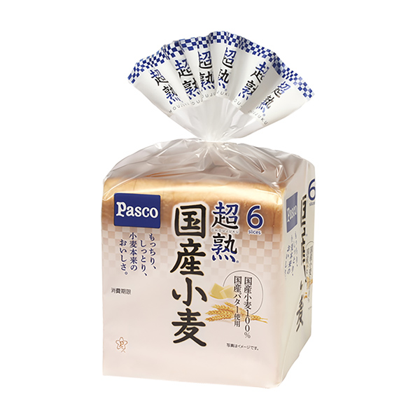 超熟国产小麦敷岛制面包食品饮料包装设计(图1)