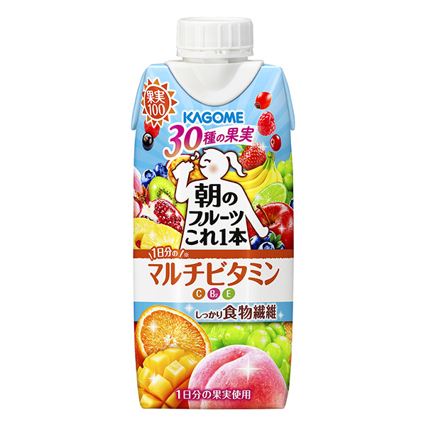 早晨的水果这一瓶多种维生素可果美食品饮料包装设计(图1)