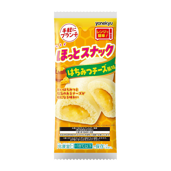 轻松放心的小吃蜂蜜奶酪风味米久食品饮料包装设计(图1)