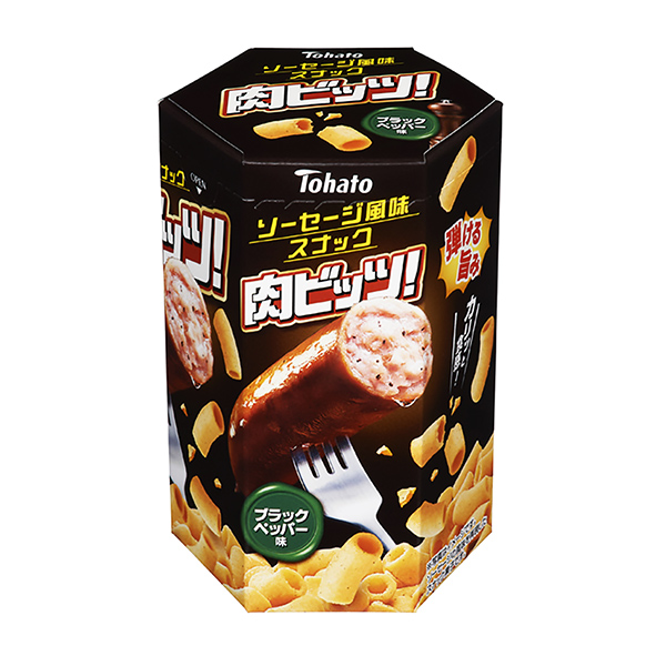 肉维茨黑椒味东鸽食品饮料包装设计(图1)