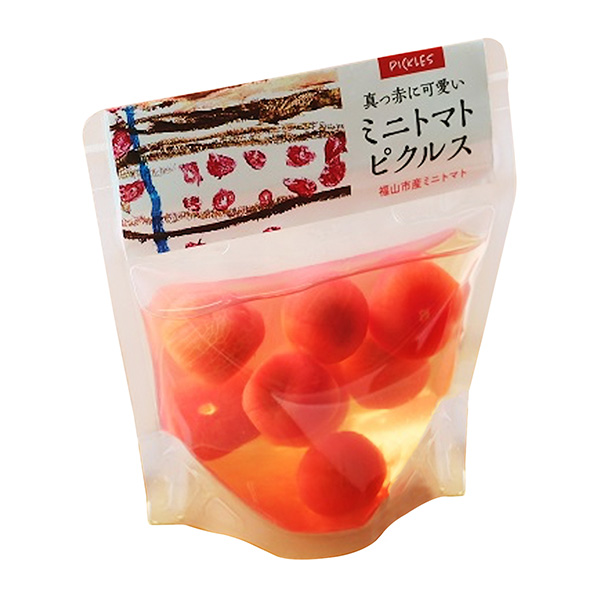 红彤彤可爱的迷你番茄泡菜减肥库克供应食品饮料包装设计(图1)
