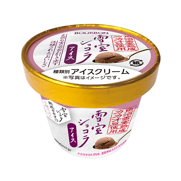 雪室巧克力冰淇淋波旁食品饮料包装设计(图1)
