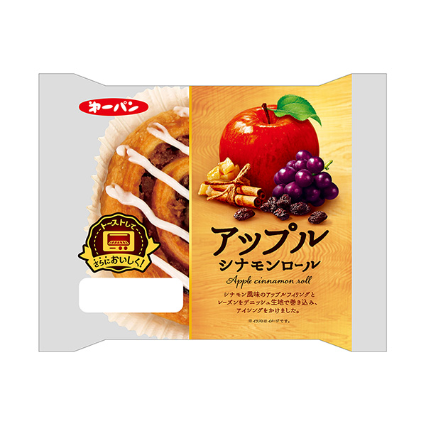 苹果肉桂卷第一屋制面包食品饮料包装设计(图1)
