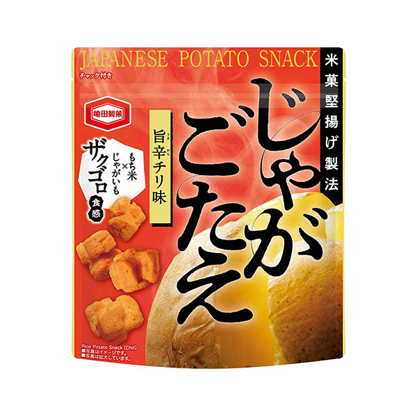 土豆炖菜鲜辣辣味龟田制果食品饮料包装设计(图1)