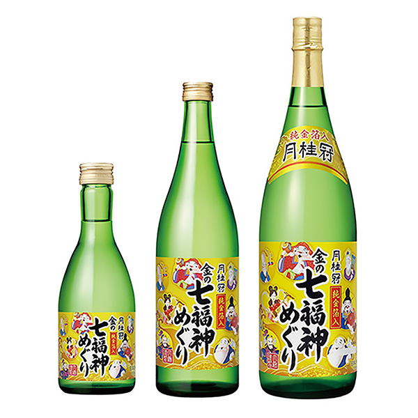 金之七福神巡游月桂冠食品饮料包装设计(图1)