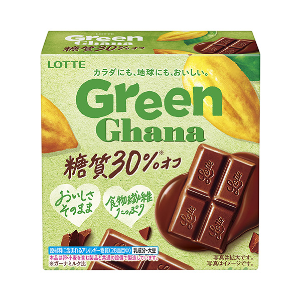 绿色加纳糖分折扣乐天食品饮料包装设计(图1)