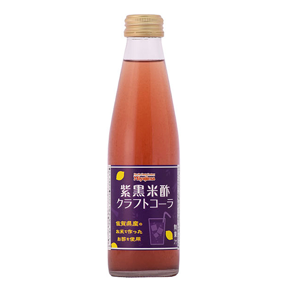 紫黑米醋牛皮纸可乐宫岛酱油食品饮料包装设计(图1)