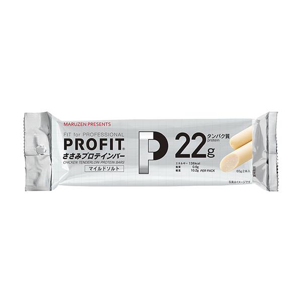 包装设计欣赏PROFIT剪刀蛋白棒＜温和盐＞ (丸善) 2024年9月发售(图1)