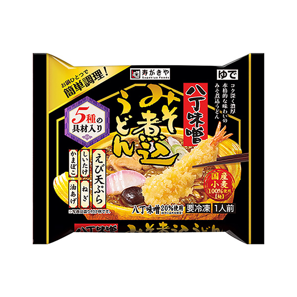 包装设计欣赏冷冻八丁味噌汤乌冬面(寿喜烧和食品) 2024年9月2日发售(图1)