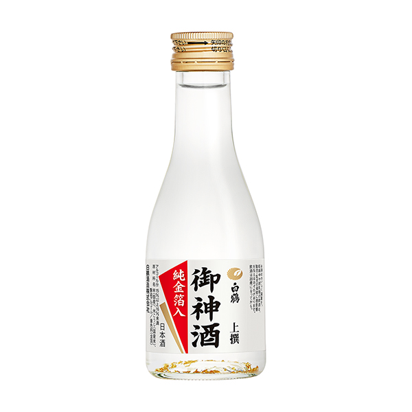包装设计欣赏上撰白鹤御神酒金箔入(白鹤酒造) 2024年11月8日发售(图1)