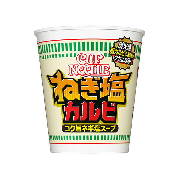 包装设计欣赏杯面＜葱盐排骨＞大(日清食品) 2024年6月10日发售(图1)
