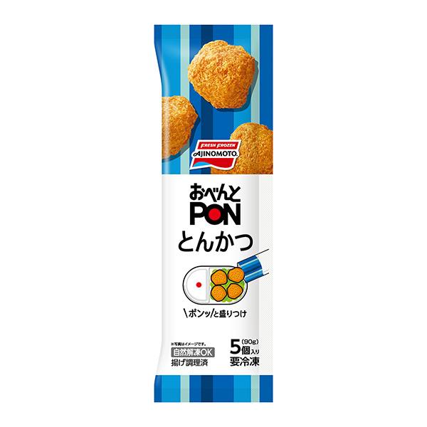 包装设计欣赏便当PON ＜炸猪排＞ (味精冷冻食品) (图1)