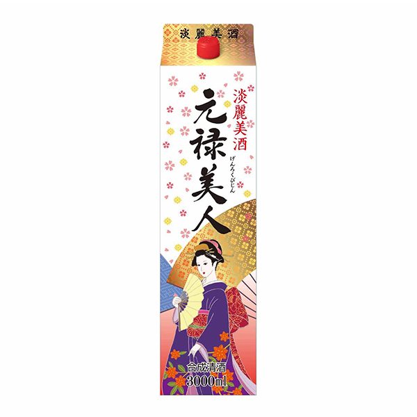 包装设计欣赏元禄美人(联合酒精) (图1)