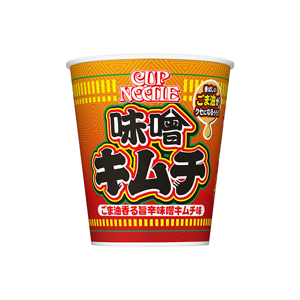 包装设计欣赏杯面＜味增泡菜＞大(日清食品) (图1)
