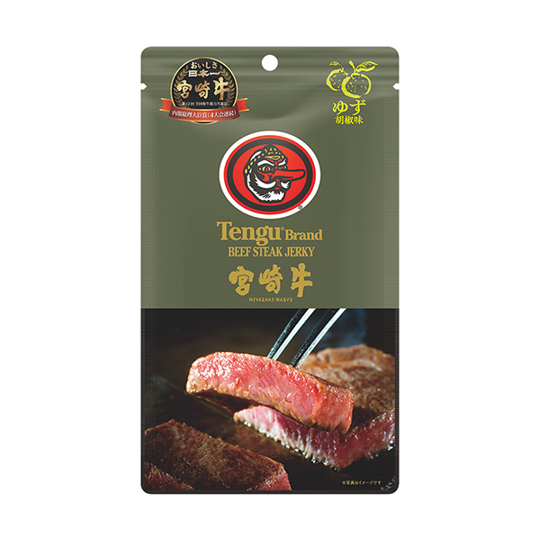 包装设计欣赏牛排炸牛排＜宫崎牛柚子胡椒味＞ (铃商) (图1)