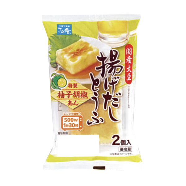 包装设计欣赏国产大豆油炸豆腐特制柚子胡椒馅(故乡的雪食品) (图1)